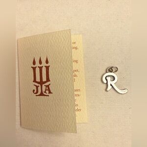 James Avery 925 Sterling Silver 'R' Initial Charm - Silver